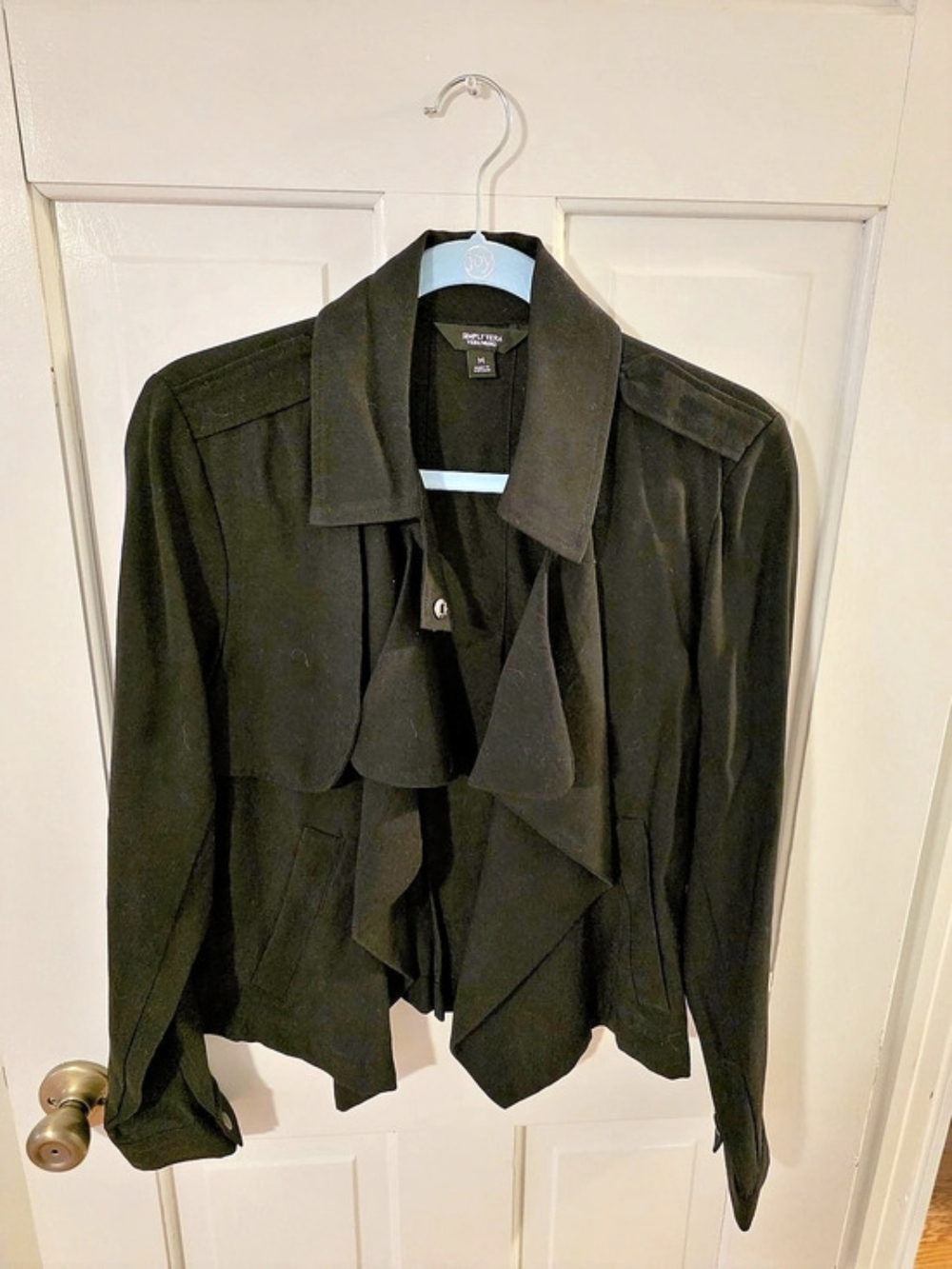 Simply Vera Wang Black Jacket